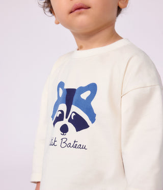 BBABY BOY'S LONG-SLEEVED ORGANIC COTTON T-SHIRT WITH A MOTIF