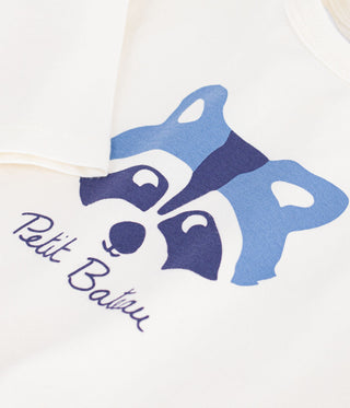 BBABY BOY'S LONG-SLEEVED ORGANIC COTTON T-SHIRT WITH A MOTIF