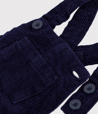 BABY LONG-LEG DUNGAREES IN CORDUROY