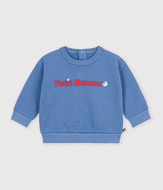 BABY BOY'S SWEATSHIRT IN COTTON WITH EMBROIDERY