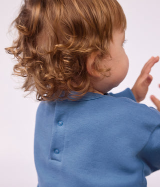 BABY BOY'S SWEATSHIRT IN COTTON WITH EMBROIDERY