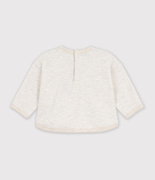 BABY BOY'S BOAT PATTERNED COTTON SWEATSHIRT
