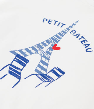BOY'S ORGANIC COTTON SHORT-SLEEVED PRINTED T-SHIRT