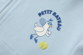 BOY'S HOODED SWEATSHIRT JACKET