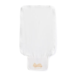 NEWBORN BABY UNISEX ORGANIC COTTON BURP CLOTH - 3-PACK