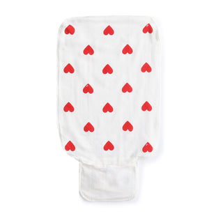 NEWBORN BABY UNISEX ORGANIC COTTON BURP CLOTH - 3-PACK
