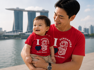 SINGAPORE EXCLUSIVE BABY COTTON T-SHIRT