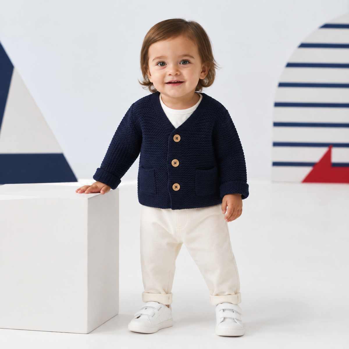 Children wearing Petit Bateau organic cotton clothing