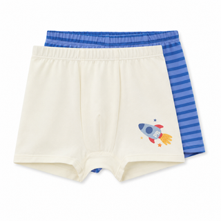 BOY'S COTTON BOXERS - 2-PACK