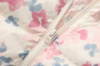 BABY GIRL'S GOOSE DOWN PADDED SNOWSUIT