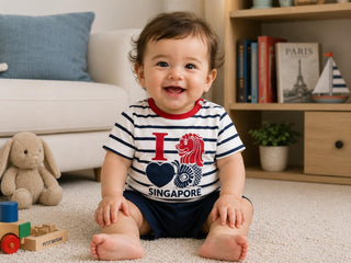 SINGAPORE EXCLUSIVE BABY COTTON T-SHIRT
