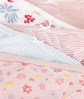 GIRL'S ORGANIC COTTON PANTIES - 5-PACK
