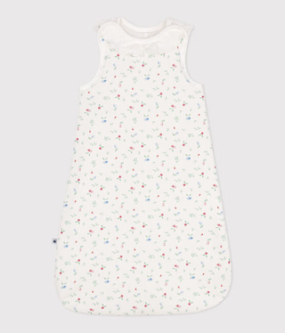 NEWBORN BABY GIRL'S ORGANIC COTTON SLEEPING BAG