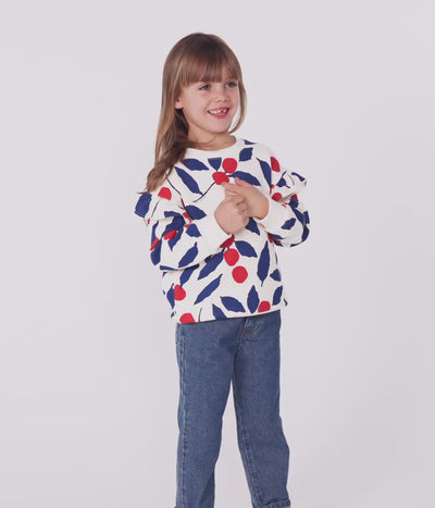 CHILDREN'S PRINTED COTTON SWEATSHIRT
