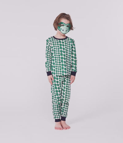 CHILDREN'S CROCODILE PRINT COTTON FANCY DRESS PYJAMAS