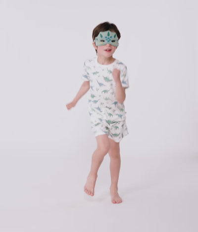 BOY'S COTTON SHORT PYJAMAS WITH MASK