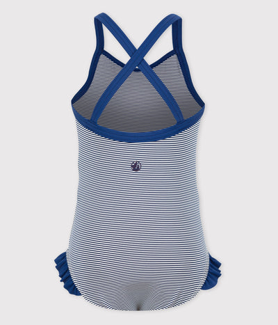 GIRLS' ICONIC ONE-PIECE SWIMSUIT