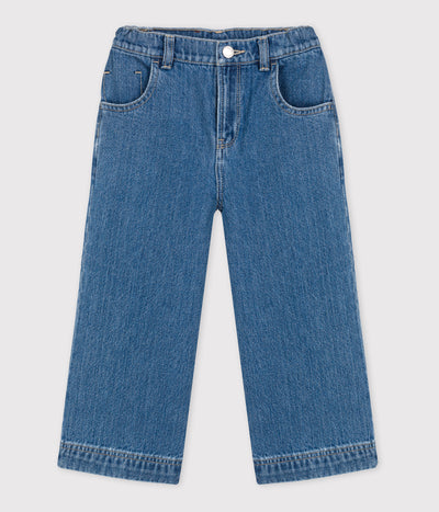 BABY Girl' ECO-FRIENDLY COTTON DENIM TROUSERS