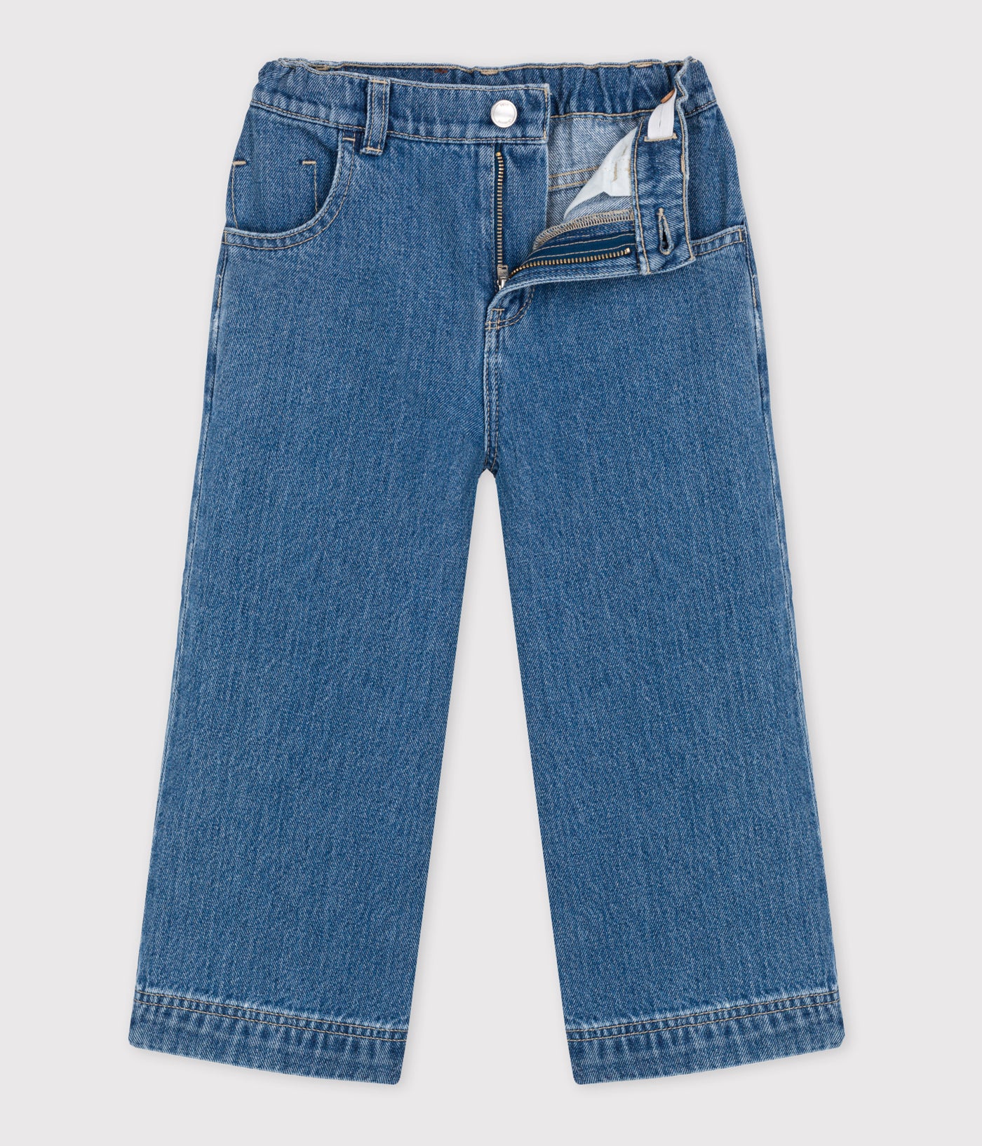 BABY Girl' ECO-FRIENDLY COTTON DENIM TROUSERS