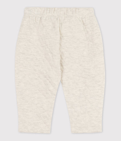 BABIES' QUILTED TUBE-KNIT TROUSERS