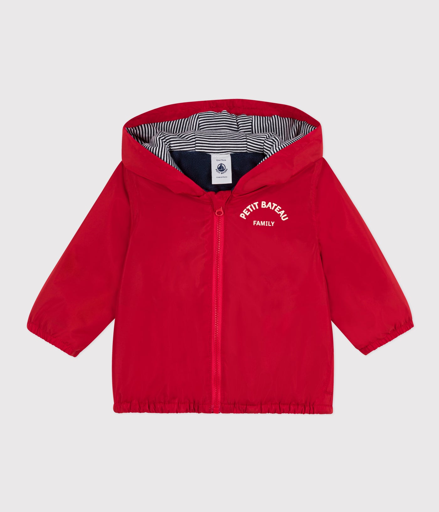 BABIES' WARM RECYCLED POLYESTER WINDBREAKER