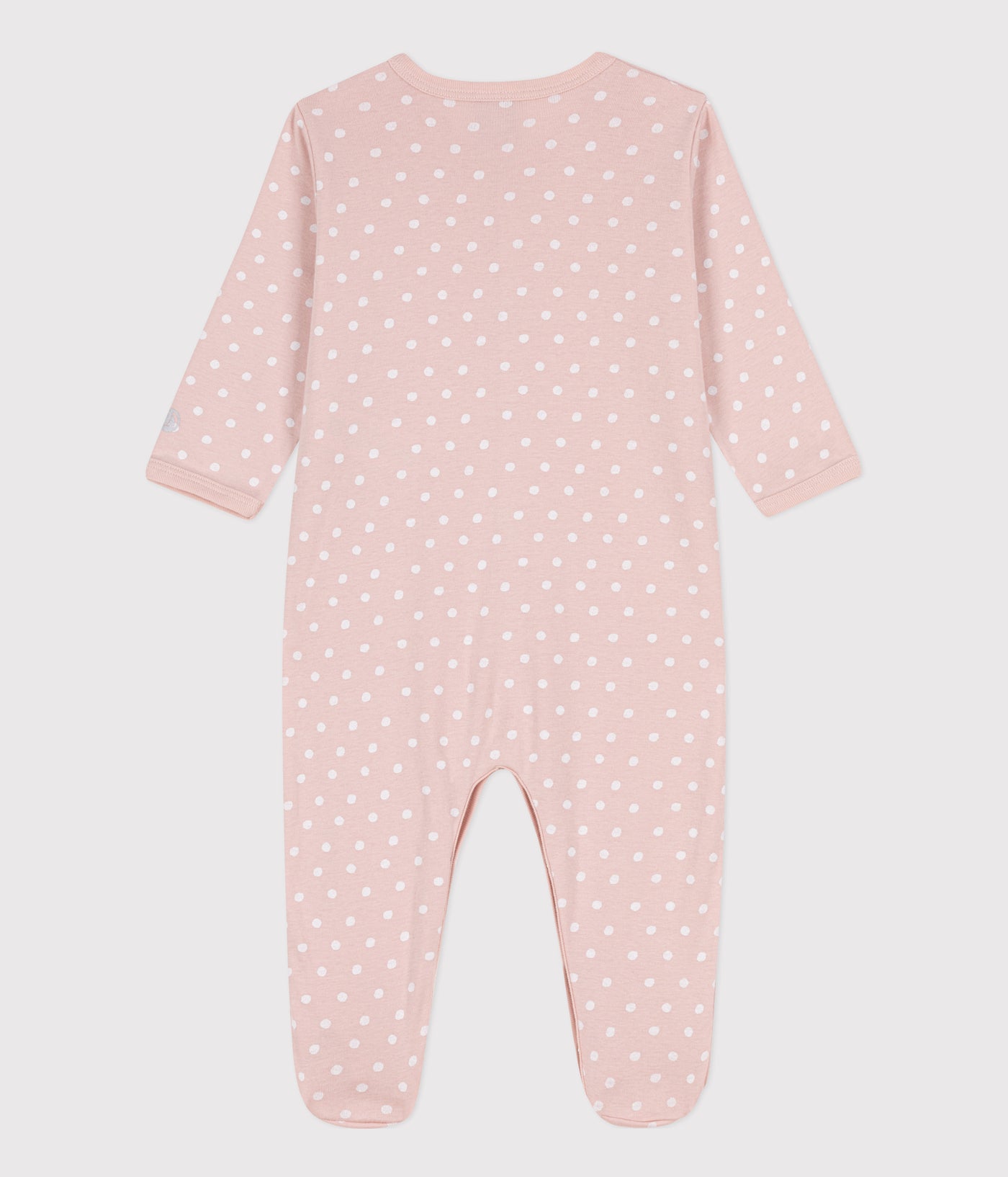 SPOTTED COTTON SLEEPSUIT
