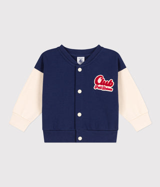 BABY BOY'S FLEECE VARSITY JACKET