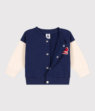 BABY BOY'S FLEECE VARSITY JACKET