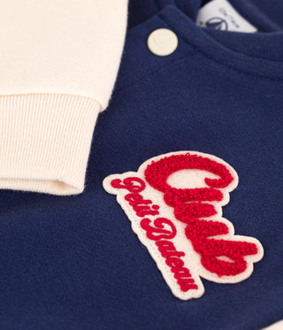 BABY BOY'S FLEECE VARSITY JACKET