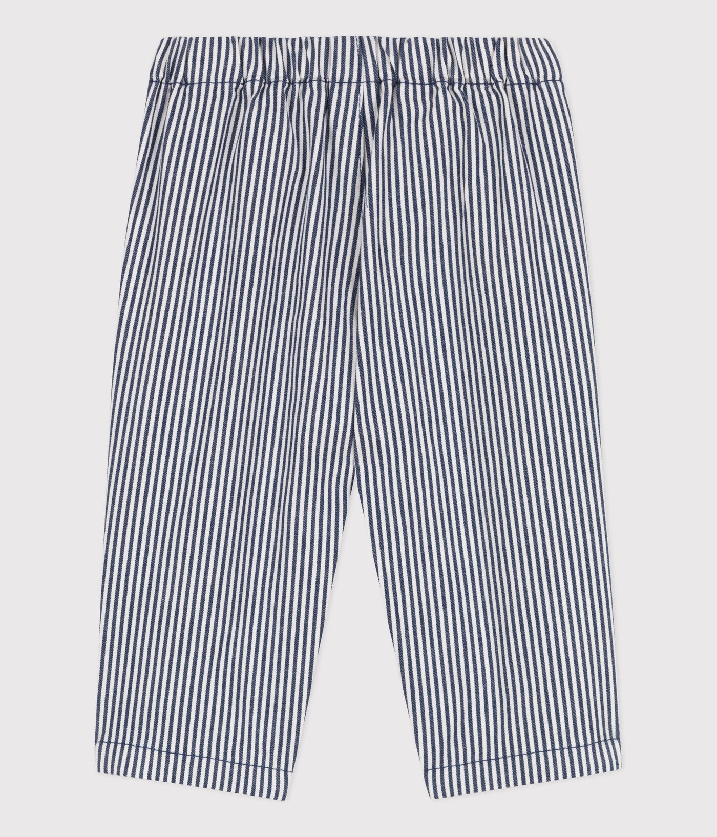 BABIES' STRIPED COTTON TROUSERS
