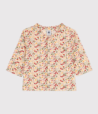 BABIES' PATTERNED POPLIN SHIRT