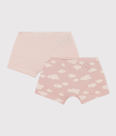 GIRLS' LE TOUQUET COTTON HIPSTERS - 2-PACK
