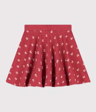 Petit Bateau Ideal for creating fresh and colourful looks for all little girls who like twirly skirts.<br>Elasticated waistband for extra comfort.<br>Patterned petal skirt made of a light knit.<br>Made from organic cotton guaranteed as being grown using eco-friendly techniques and free from GMOs.<br>Petit Bateau is reducing its environmental impact through this cotton.