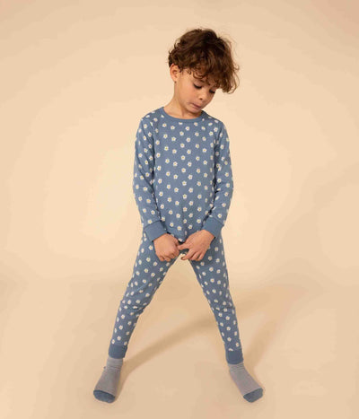 GIRLS' FLORAL COTTON PYJAMAS