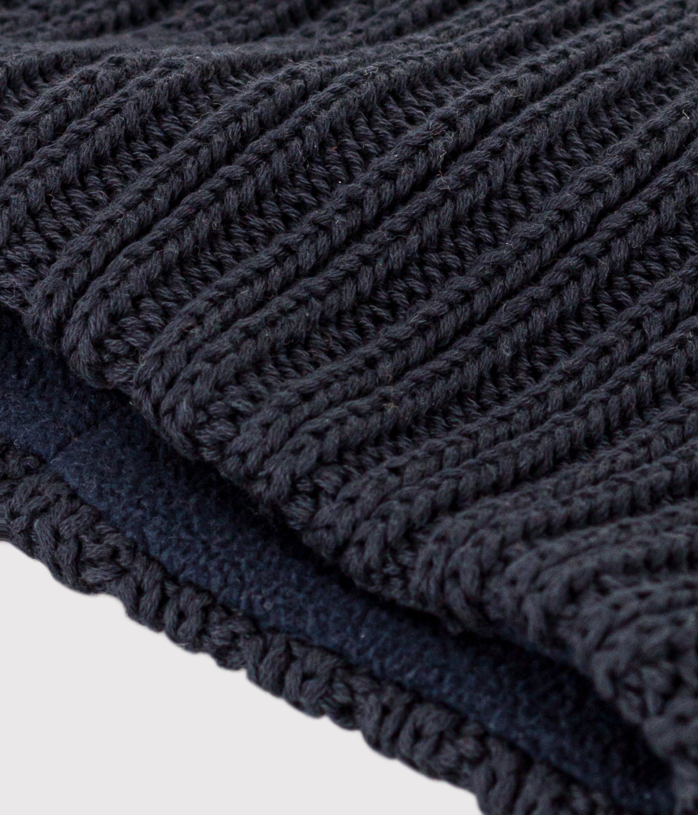 UNISEX FLEECE-LINED KNITTED SNOOD