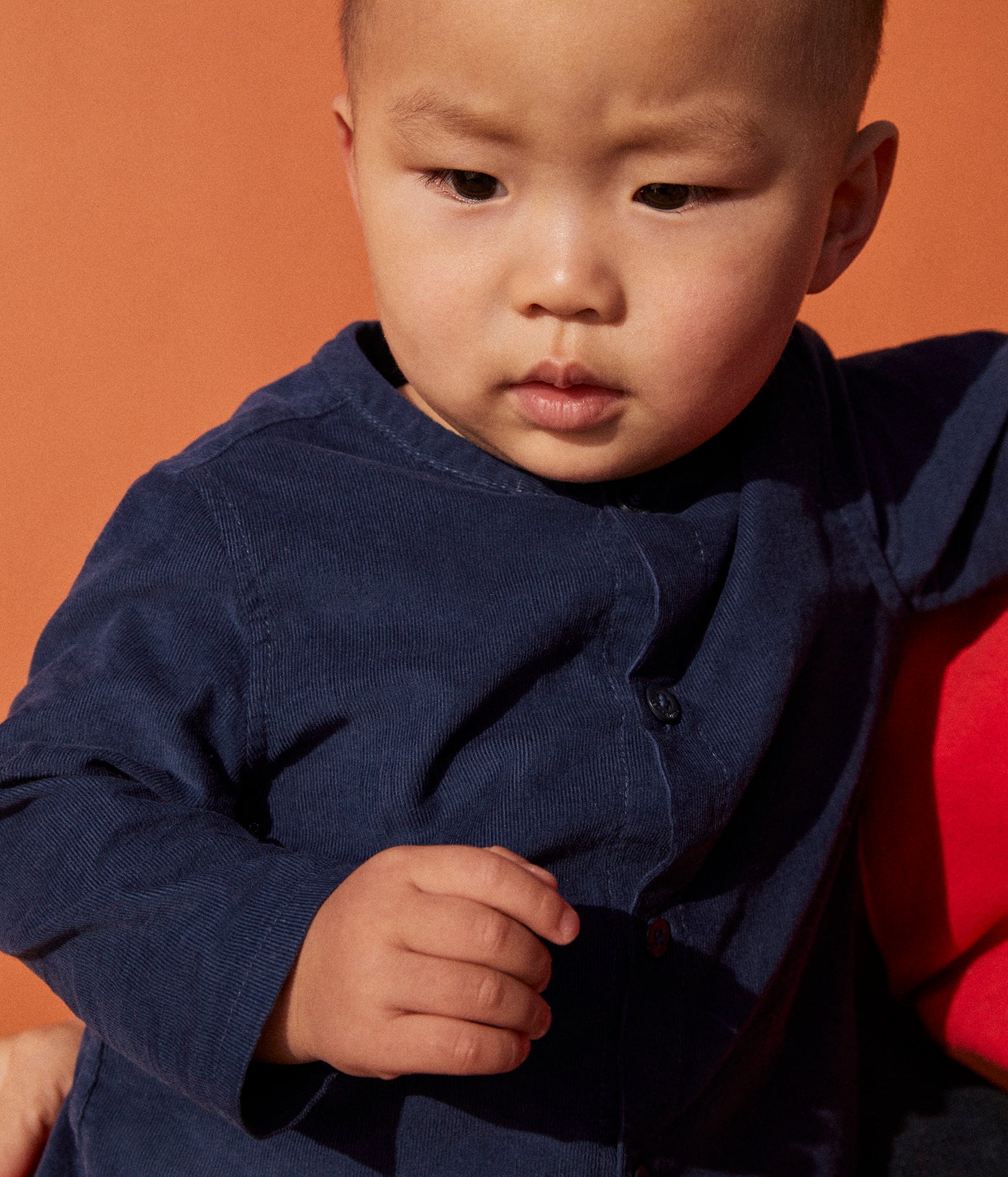 BABIES' LONG-SLEEVED 
SUPER FINE VELOUR SHIRT